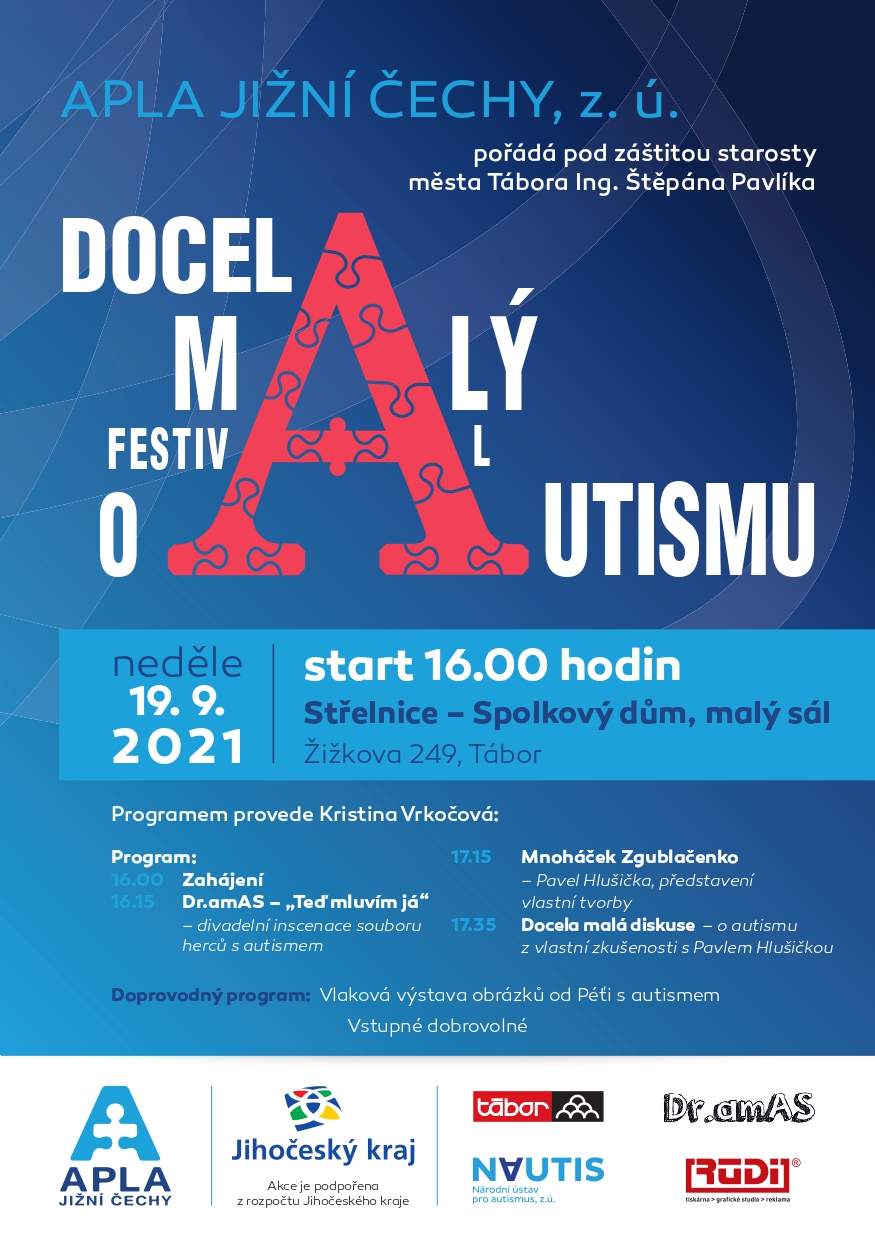 Pozvánka na malý festival o autismu