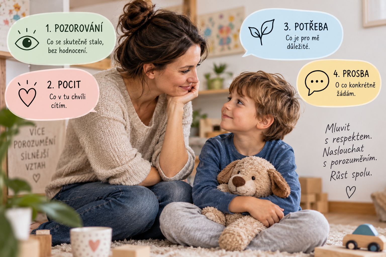Nenásilná komunikace NVC s dětmi